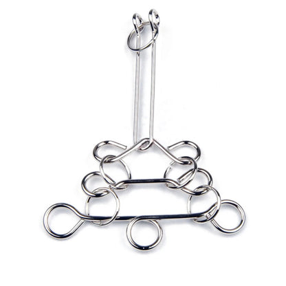 DraadKunst IQ Metaaldraad Puzzel - Uitdagend 3D Ontwirkelbaar Ontwerp