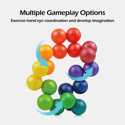 SenseLab Fidget Speelballen - 3D Draaiende Educatieve Stressverlichter