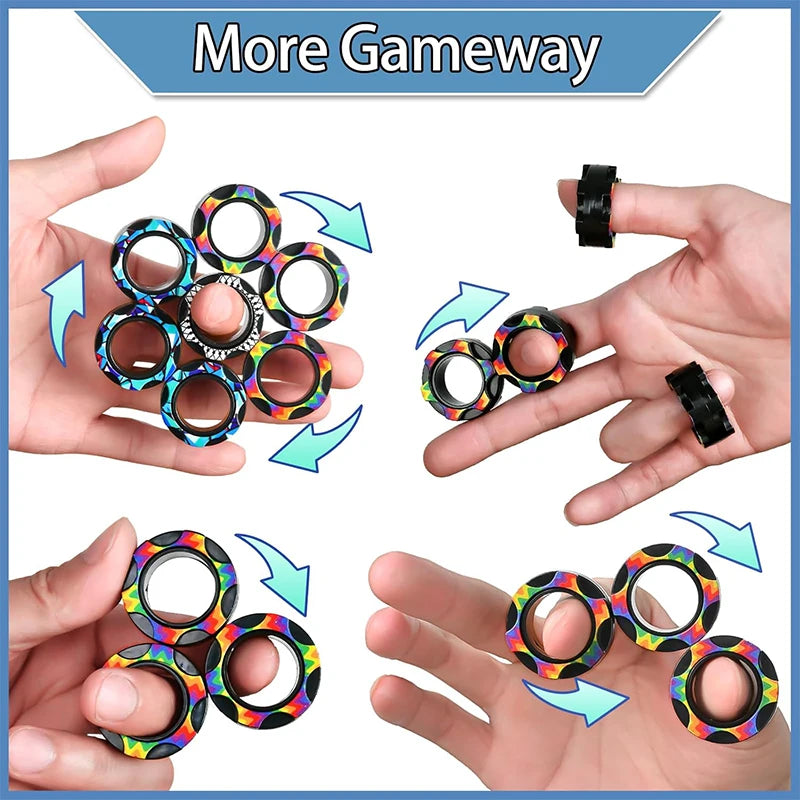 Nova Magnetic Ring Fidget Set Luxe Collection Elite Edition