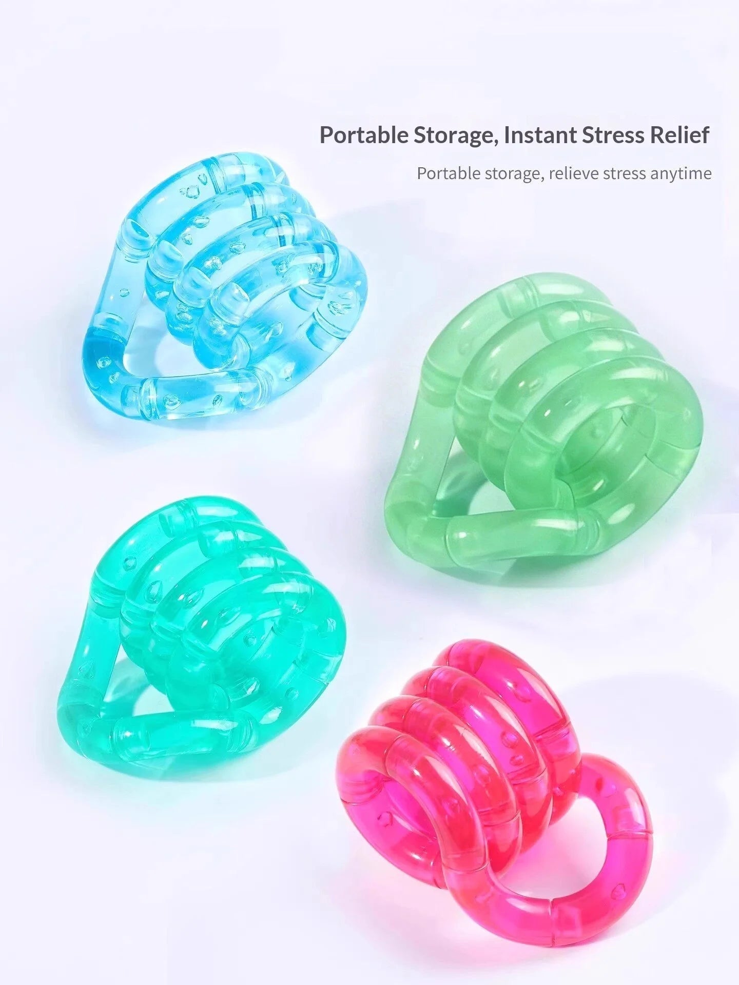 Tangle Crystal Collection Fidget Toy Luminous Edition