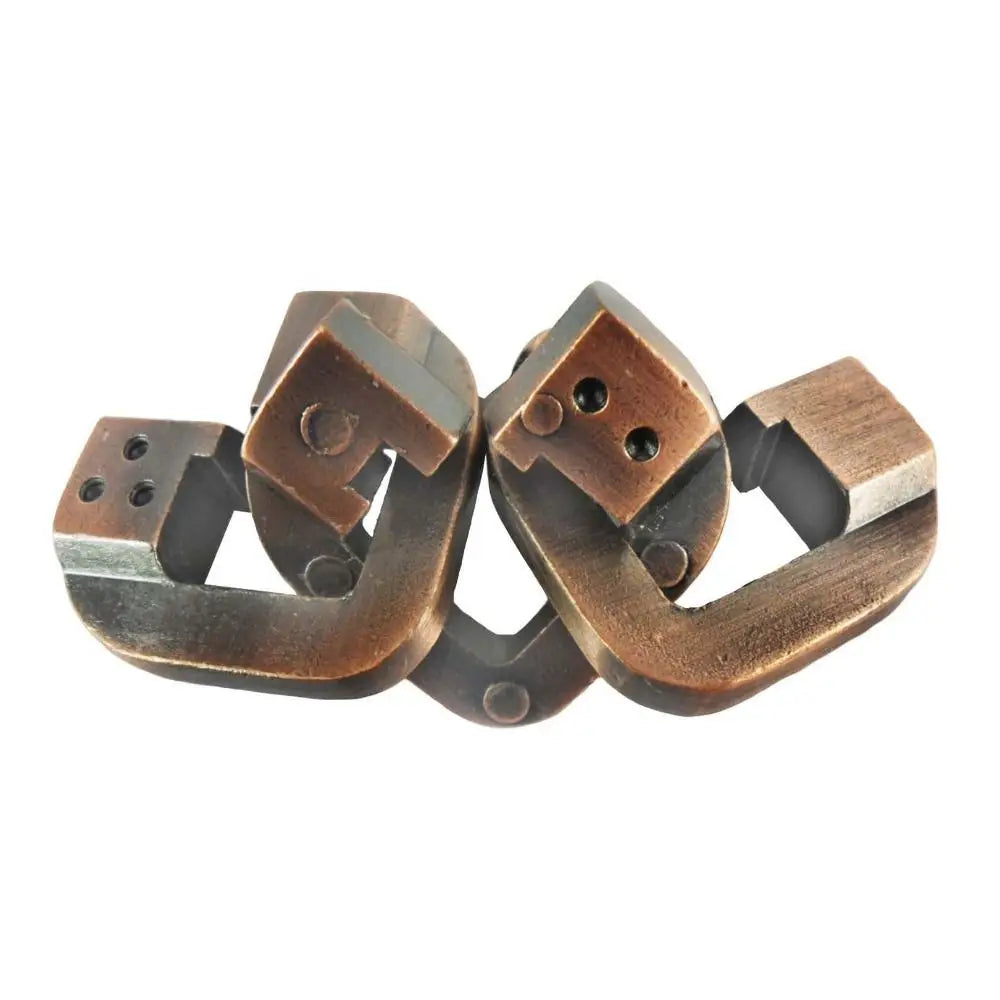 Luban Lock Puzzel - 3D Metaalontwerp Daagt Denkers Uit