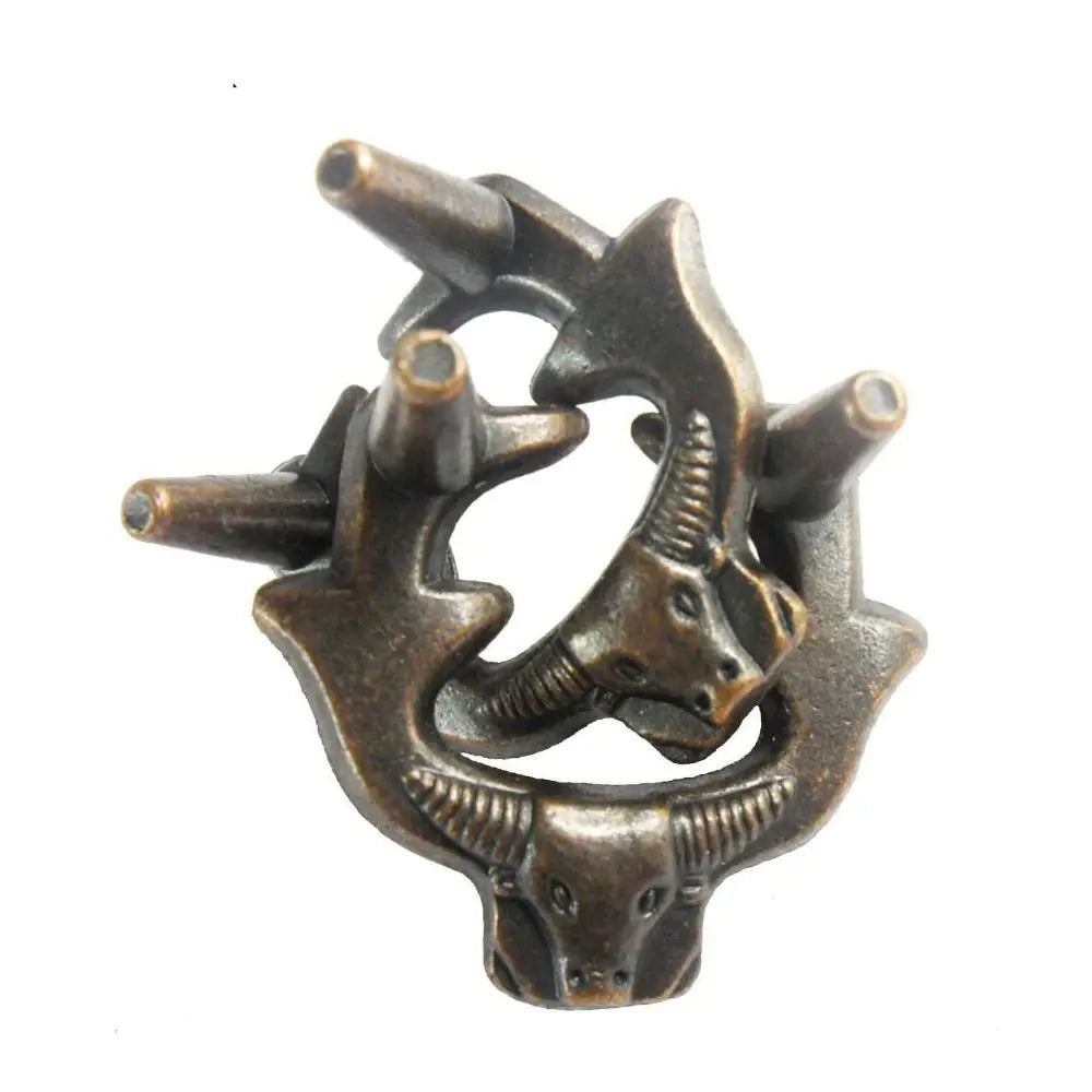 Luban Lock Puzzel - 3D Metaalontwerp Daagt Denkers Uit