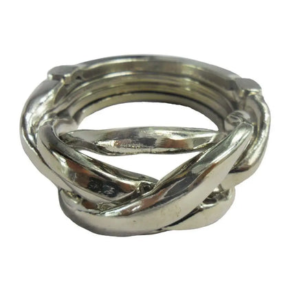 Luban Lock Puzzel - 3D Metaalontwerp Daagt Denkers Uit