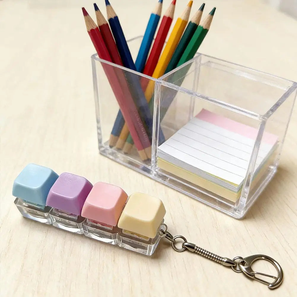 1 4 5 9 Knop Fidget Sleutelhanger - Crisp Klikgeluid