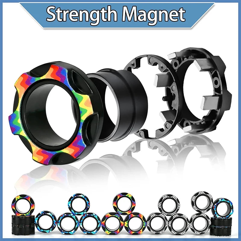 Nova Magnetic Ring Fidget Set Luxe Collection Elite Edition