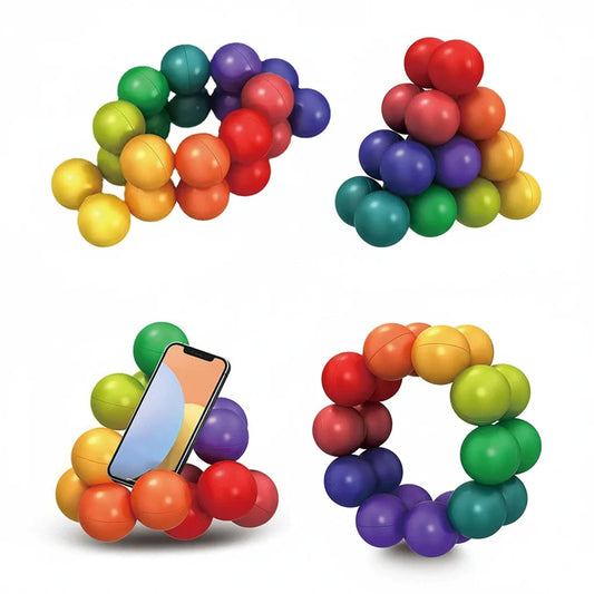 SenseLab Fidget Speelballen - 3D Draaiende Educatieve Stressverlichter