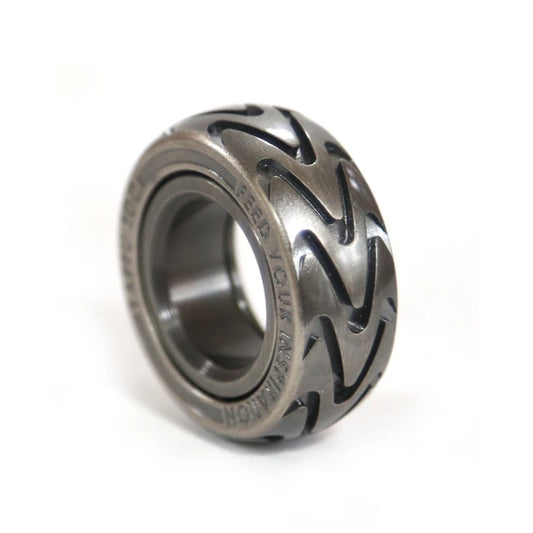 Ratelwiel Fidget Ring Schuifring - Discreet Ontspanning Met Magnetische Feedback - Fidgetmania