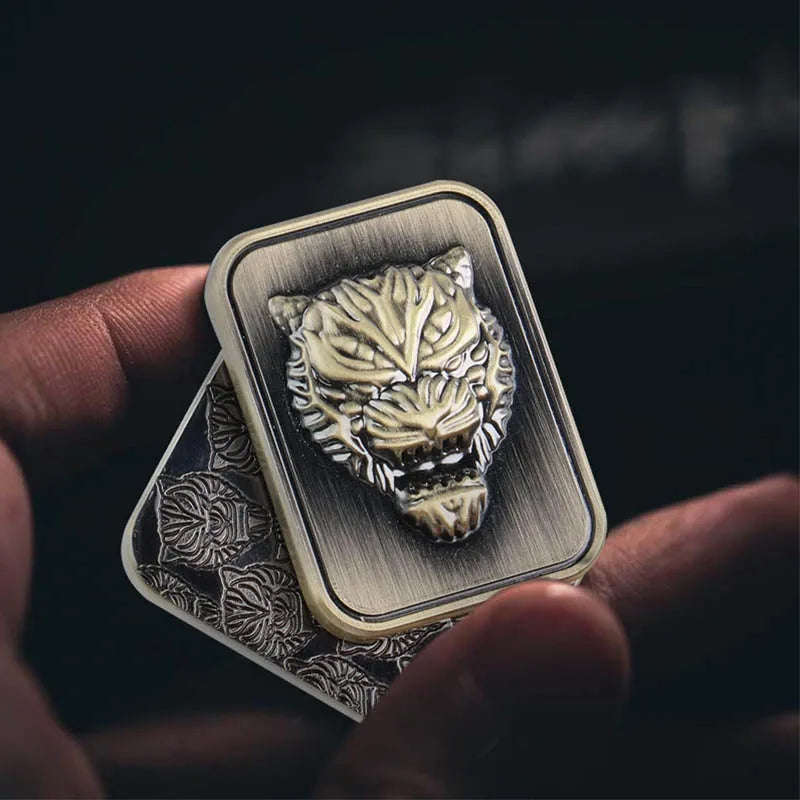 Tiger Head Metal Haptic Slider EDC Elite