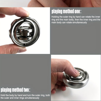 NovaTech Drie-Axis Precisie Fingertop Gyroscoop - Focus Door Balans