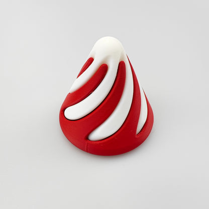 Impossible White Limited 3D Printed Spiral Fidget