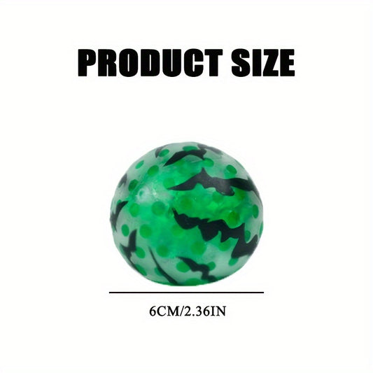 ZenKern Watermeloen Fidgetbal - Kneedbare Bal Met Kralenvulling Voor Ontspanning