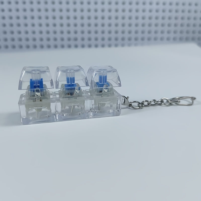 Gizze Four Key Keyboard Fidget Keychain Limited Edition