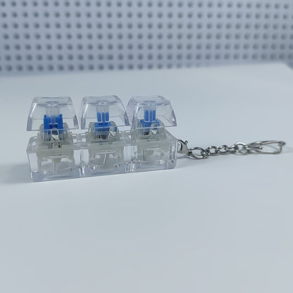 Gizze Four Key Keyboard Fidget Keychain Limited Edition