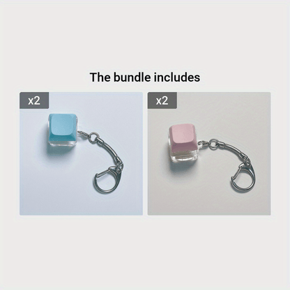 ZenKey Stressverminderend Toetsenbord Sleutelhanger - Knijp Voor Ontspanning