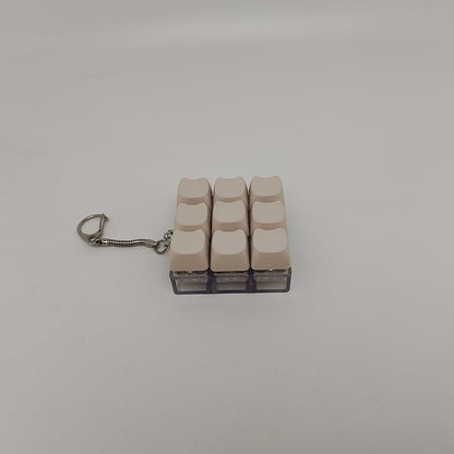 EG Keycap Pop Fidget Sleutelhanger - Draagbaar Push Bubble Voor Focus