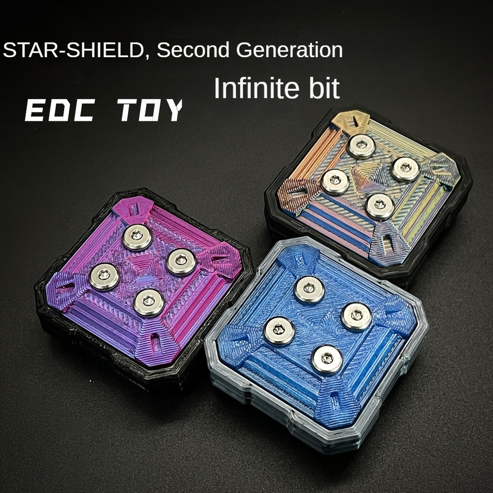 NovaCraft 3D Heart Fidget Slider Metal Closure Exclusive