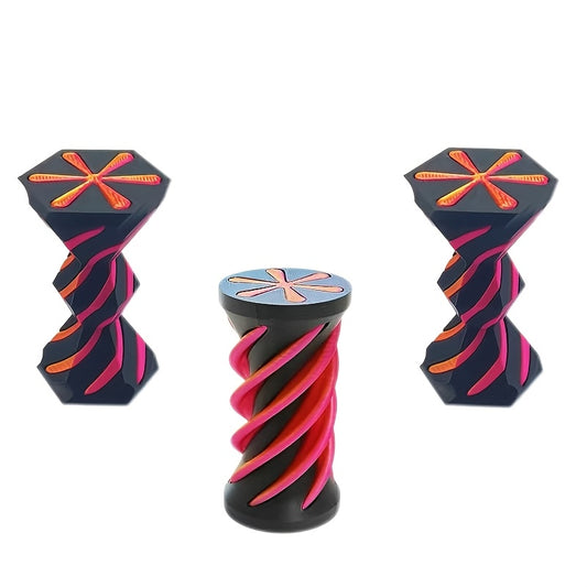 VortexCraft Driepack Spiraal Kegel Fidget - Stressverlichting Voor Bureau