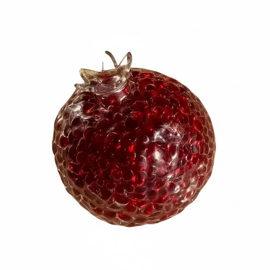 Hefeng TPR Sensory Fidget Ball Signature in vibrant bright red