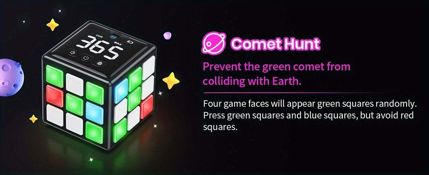 Yunbaoit Oplaadbare Handheld Game Cube - Breintraining Voor Kinderen