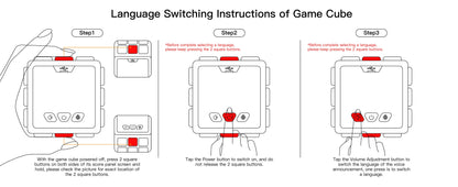Yunbaoit Oplaadbare Handheld Game Cube - Breintraining Voor Kinderen