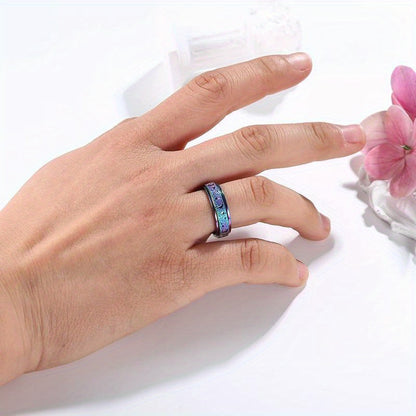 Florideco Rvs Fidget Ring - Discreet Stressverlichting Met Spin