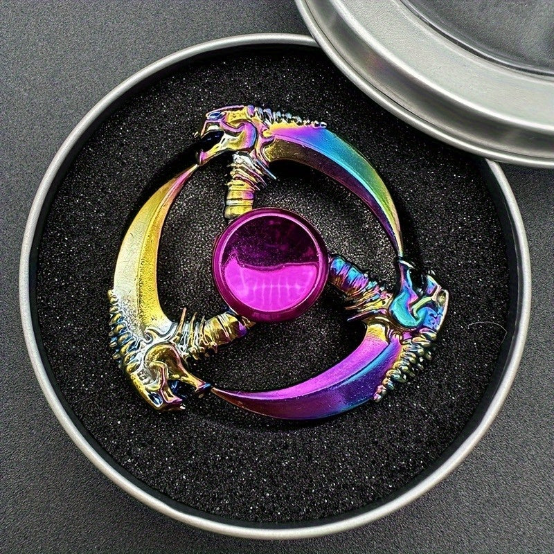 Aurora Toys Crescent Iridescent Metal Spinner Limited