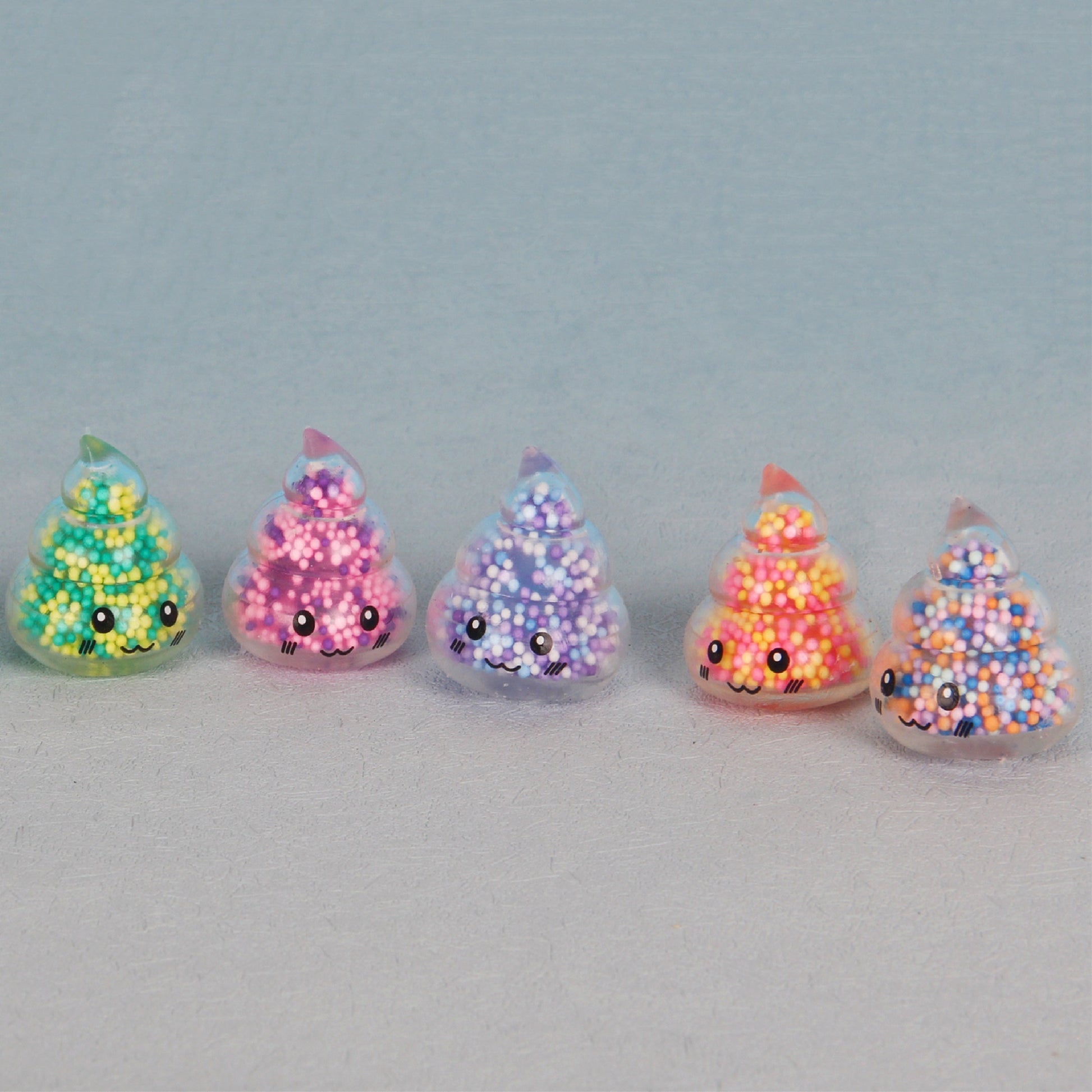 SqueezeJoy Poop Shaped Fidget Toys Soft Rubber Limited Pack