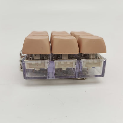 EG Keycap Pop Fidget Sleutelhanger - Draagbaar Push Bubble Voor Focus