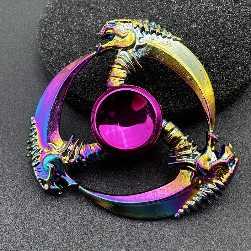 Aurora Toys Crescent Iridescent Metal Spinner Limited