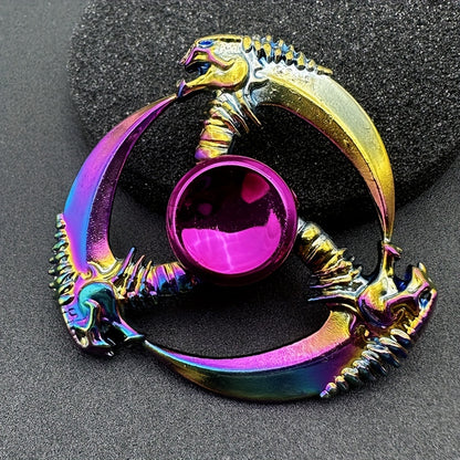 Aurora Toys Crescent Iridescent Metal Spinner Limited