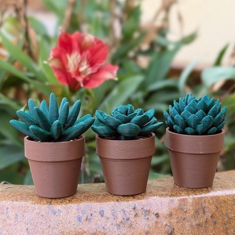 BDSLYBD 3D Geprinte Fidget Planten - Kalmerende Draai Voor Focus