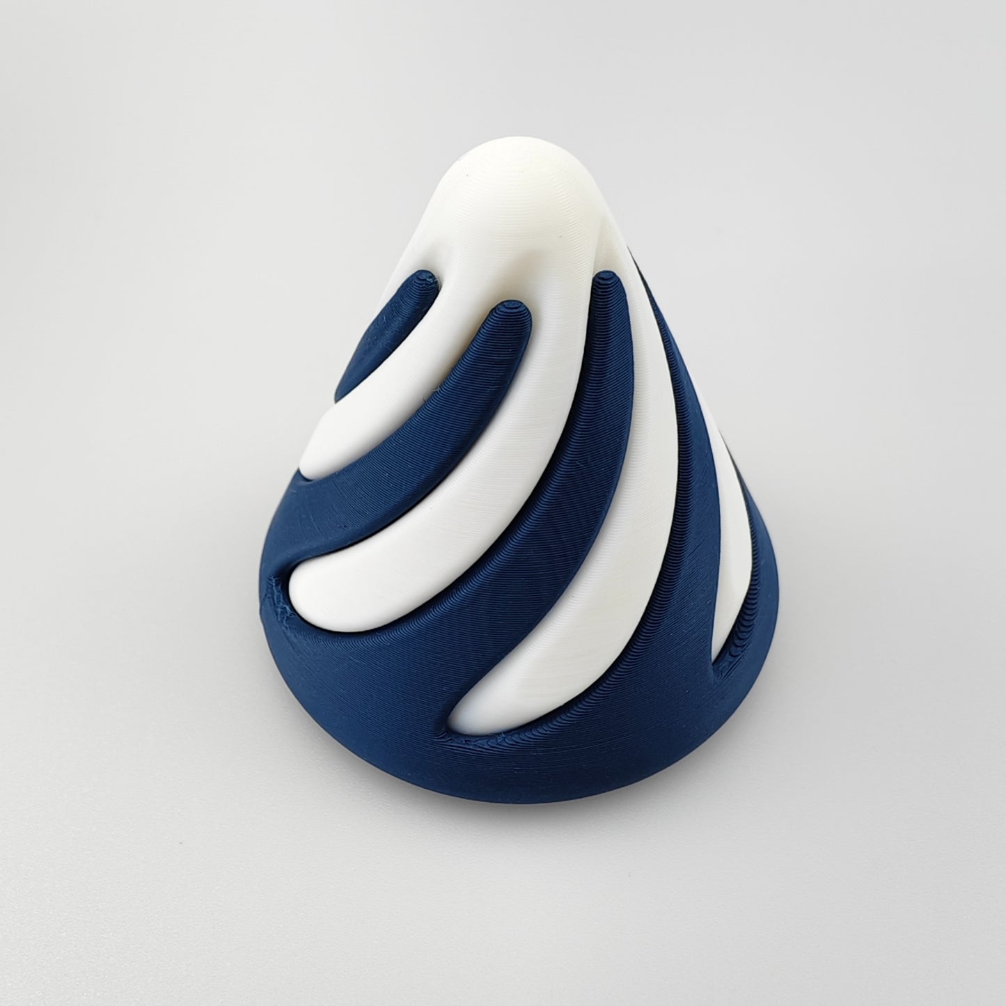Impossible White Limited 3D Printed Spiral Fidget