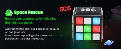 Yunbaoit Oplaadbare Handheld Game Cube - Breintraining Voor Kinderen