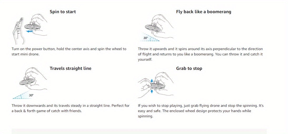 SkyNova Handheld Mini Drone UFO Light Ball Collection Elite