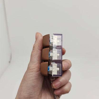 EG Keycap Pop Fidget Sleutelhanger - Draagbaar Push Bubble Voor Focus